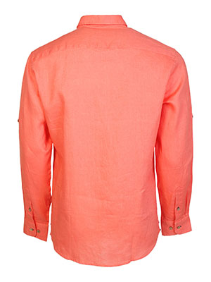 Cămașă bărbătească din in coral - 21661 € 61.30 img2
