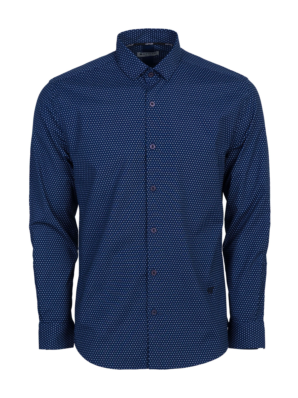 Men’s dark blue shirt - 21668 48.37 € img1