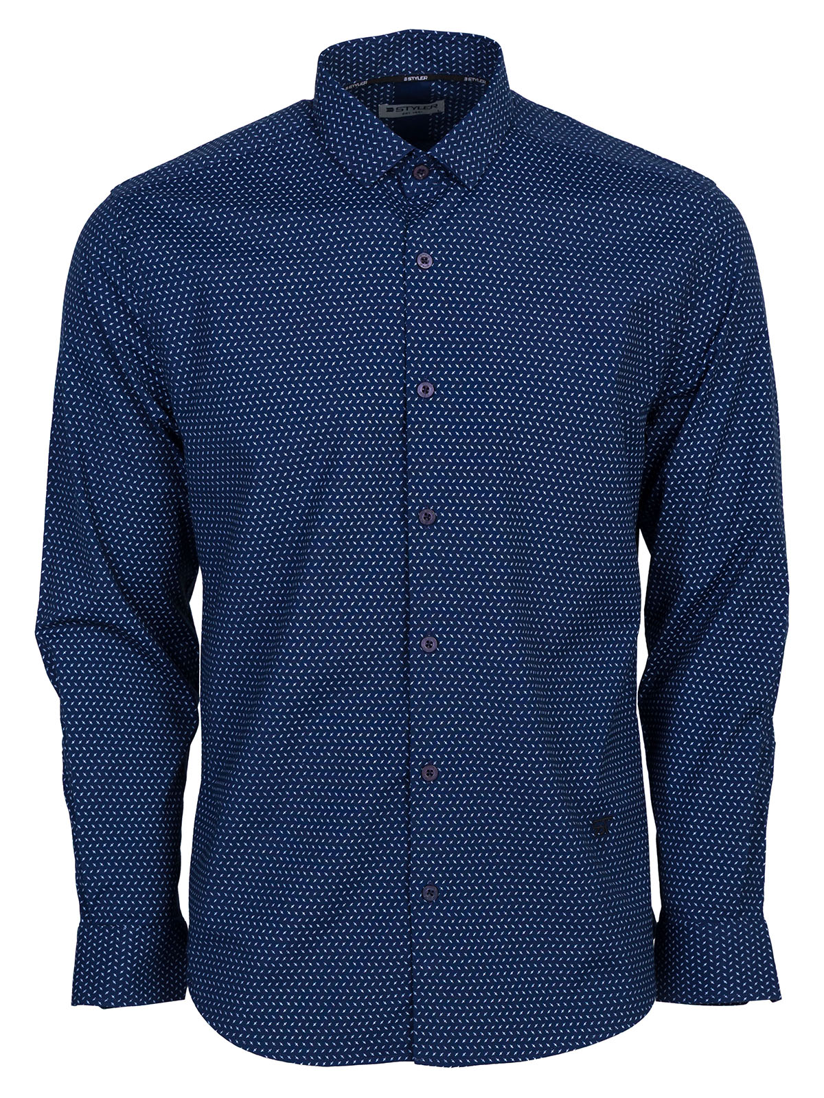 Men’s dark blue shirt max size - 21669 48.40 € img1