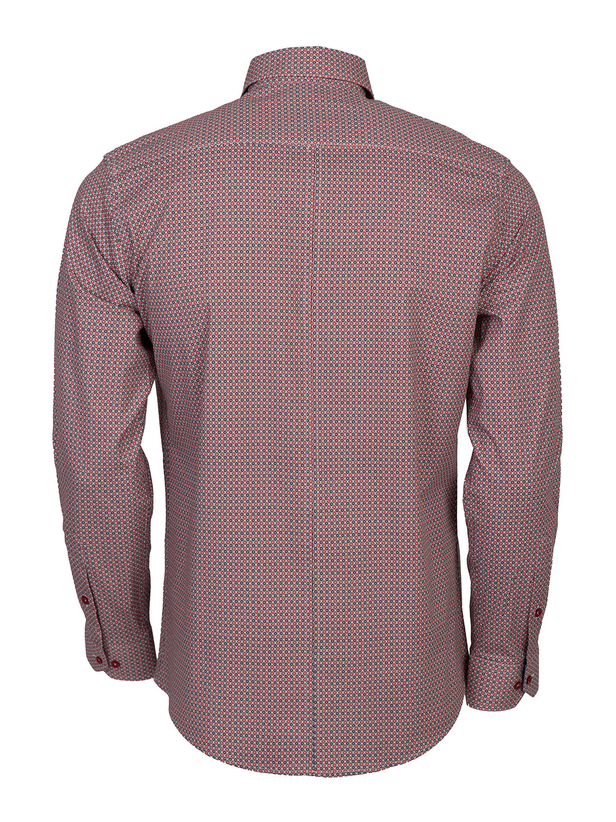 Mens redgrey shirt with stylish design - 21682 52.87 € img2