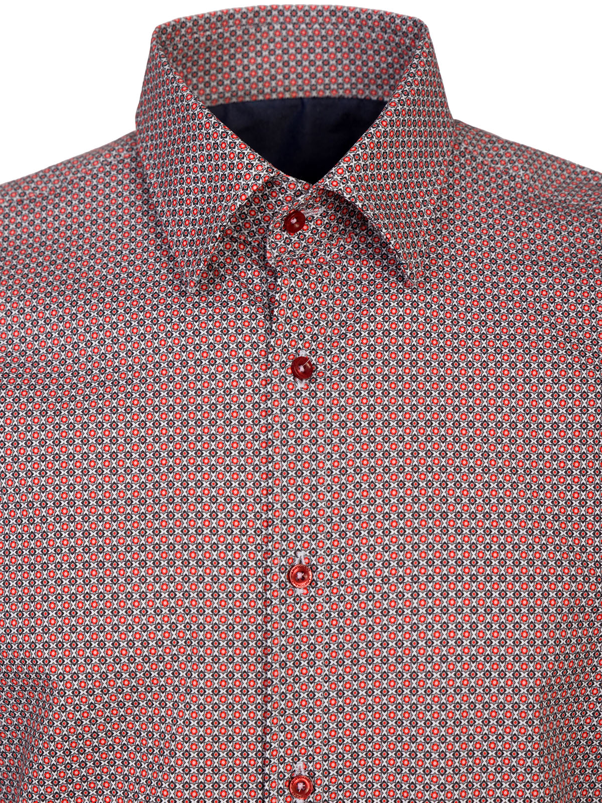 Mens redgrey shirt with stylish design - 21682 52.87 € img3