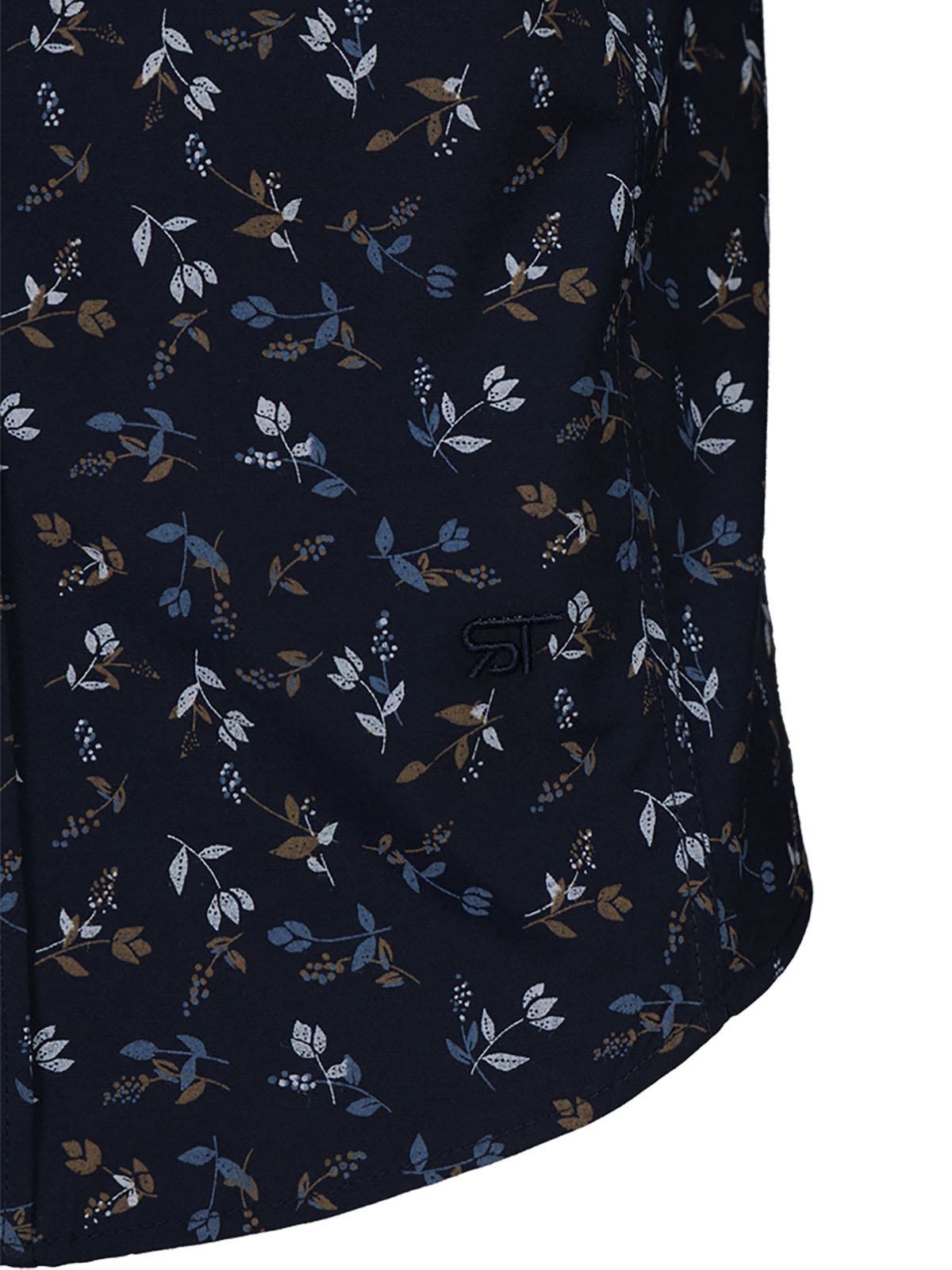 Men’s dark blue shirt with floral design - 21686 48.37 € img4