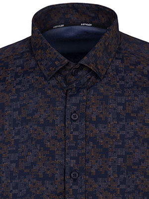 Men’s dark blue shirt - 21687 48.37 € img3
