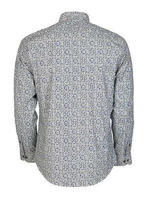 Men’s beige shirt with navy ornaments ma - 21715 47.00 € img2