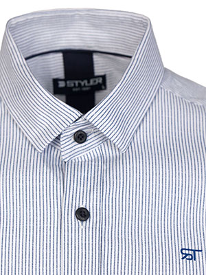 White shirt with navy stripes max - 21716 47.00 € img3