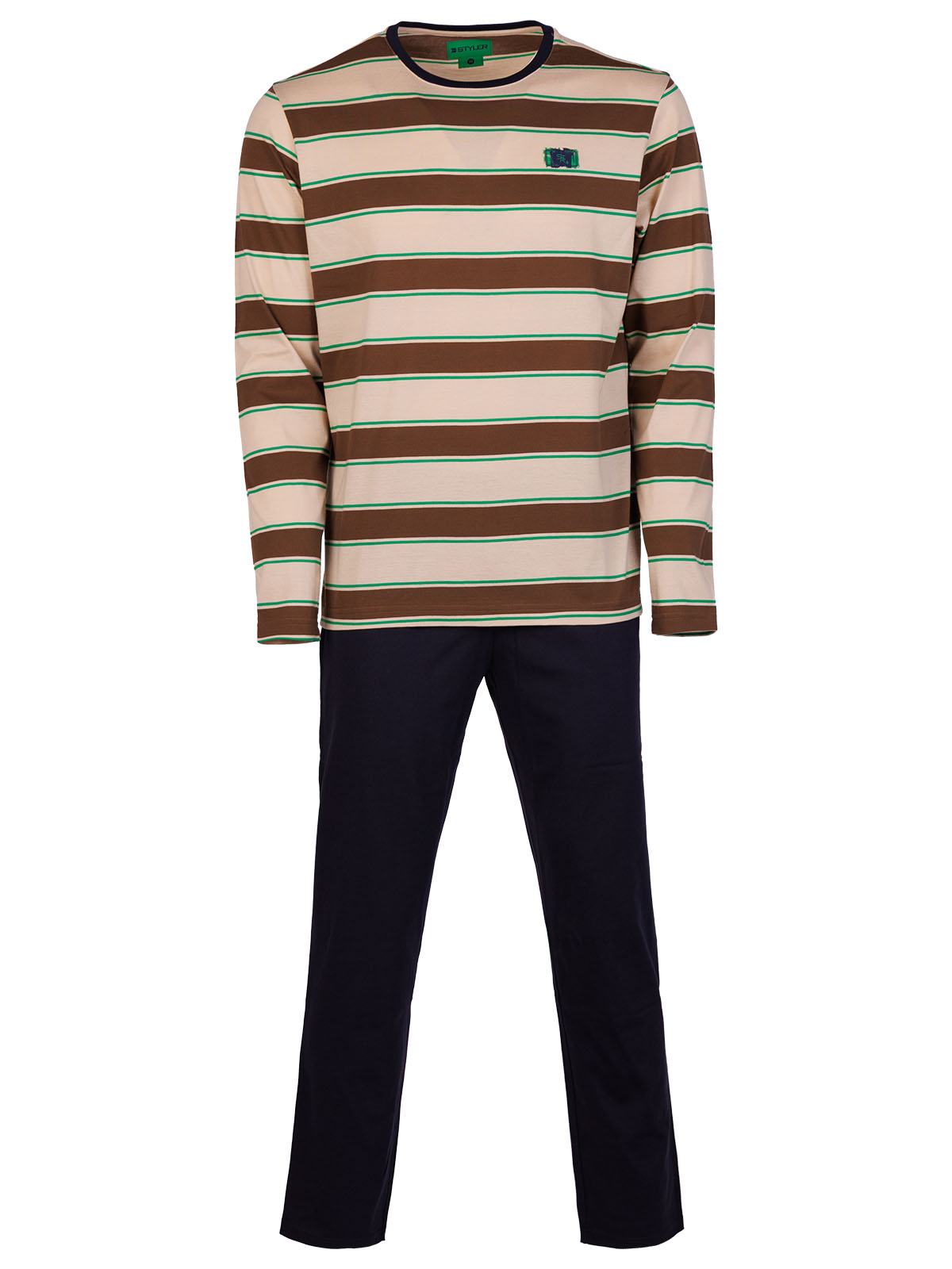 Mens pajamas made of soft cotton fabric - 27005 - € 21.93 img1
