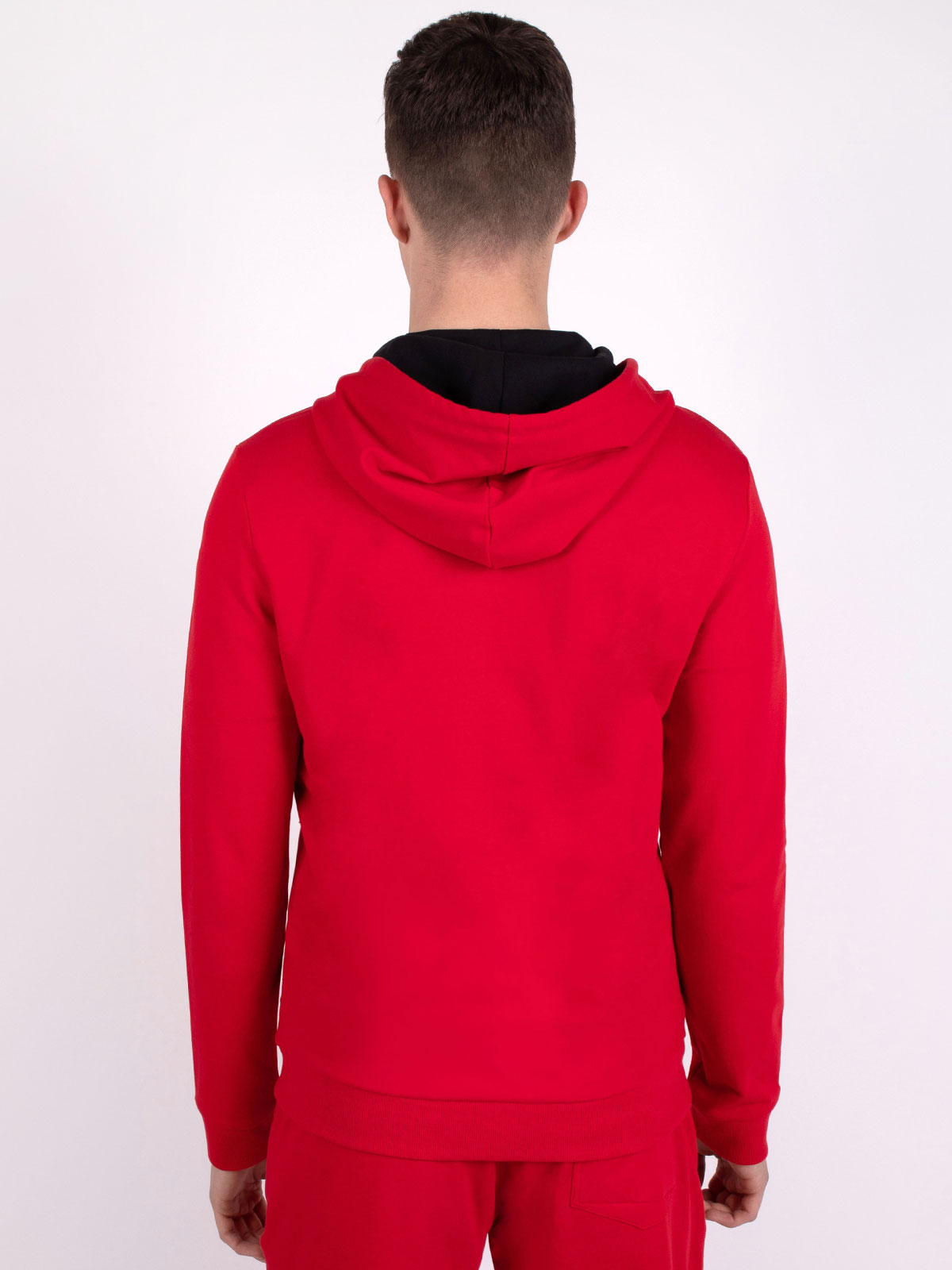 Αθλητικό φούτερ σε κόκκινο χρώμα με κου - 28090 € 27.56 img4