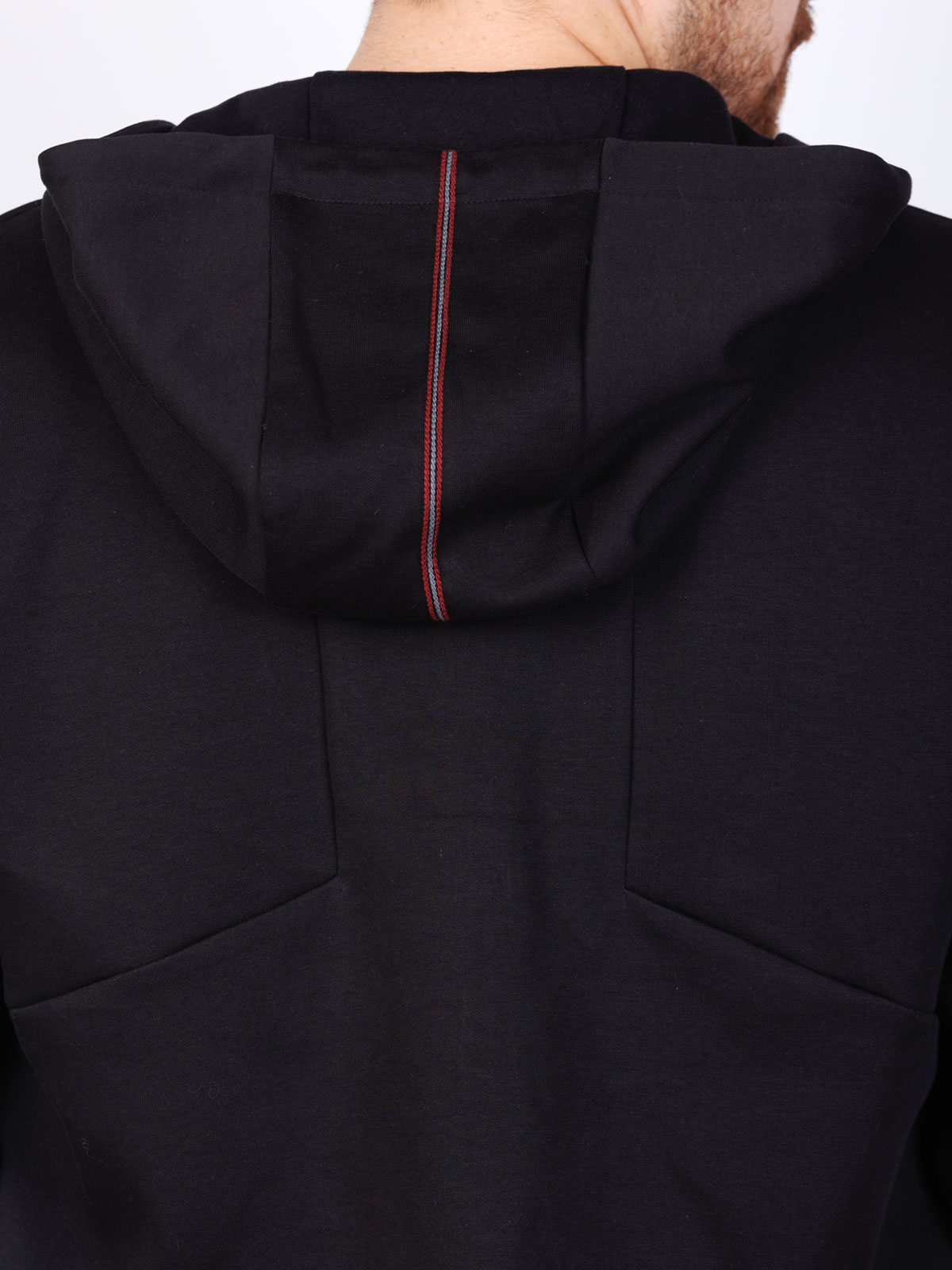 Sporty black hooded sweatshirt - 28111 € 44.43 img3
