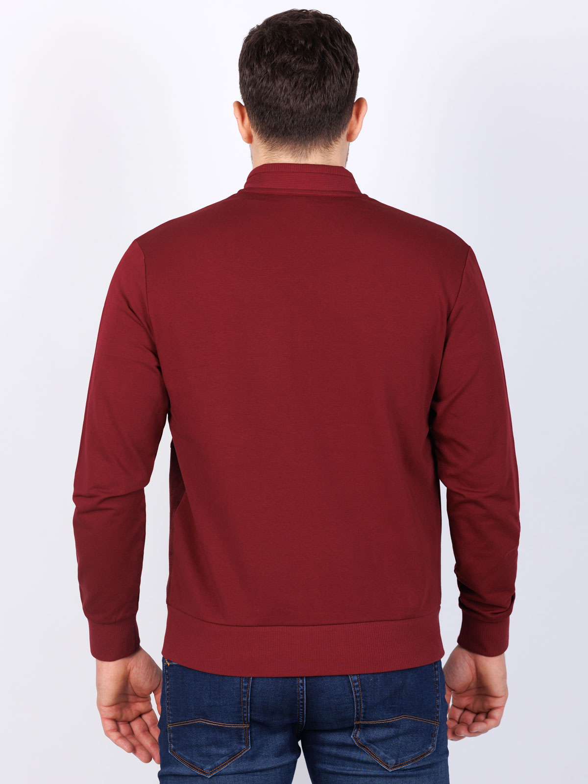 Sports sweatshirt in burgundy - 28114 € 55.12 img4