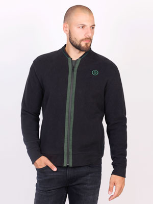 Sports sweatshirt with green accent-28119-€ 50.06