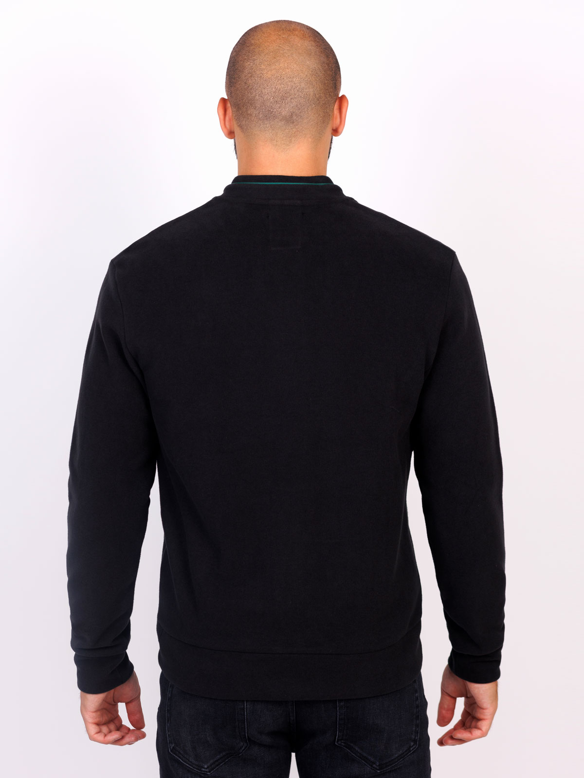 Sports sweatshirt with green accent - 28119 € 38.24 img2