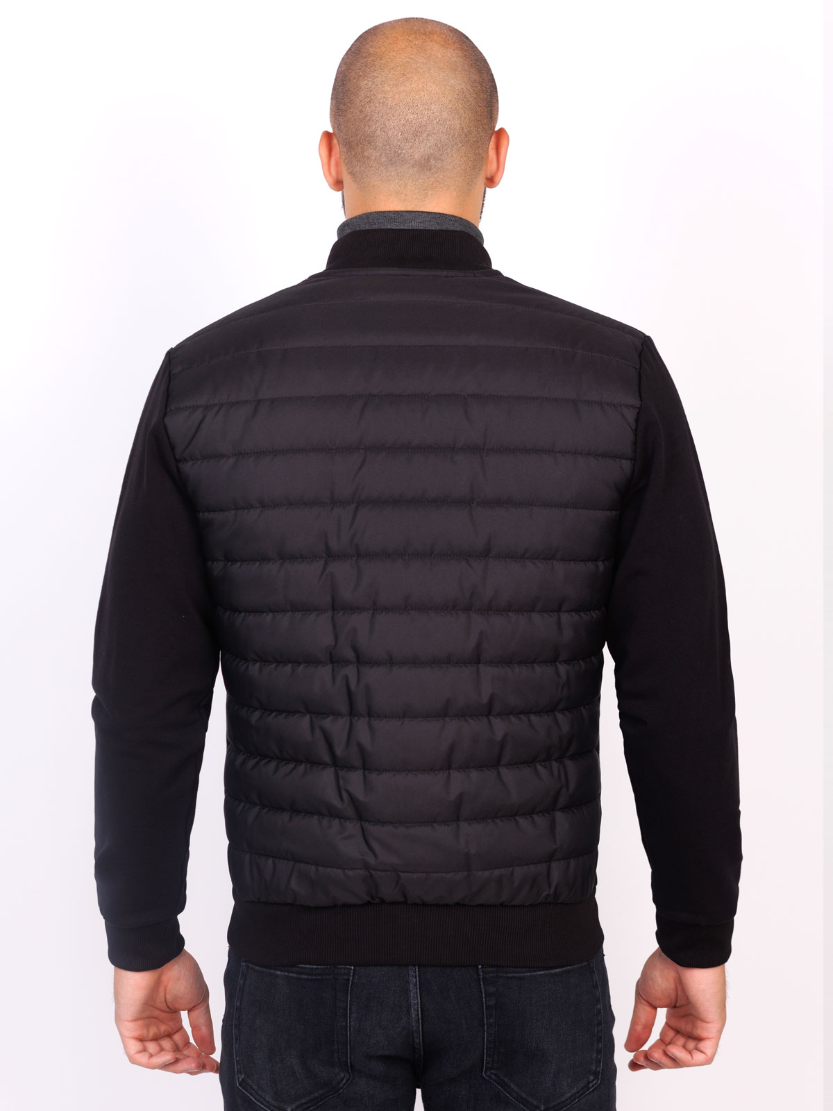 Black quilted sweatshirt - 28121 € 66.37 img2