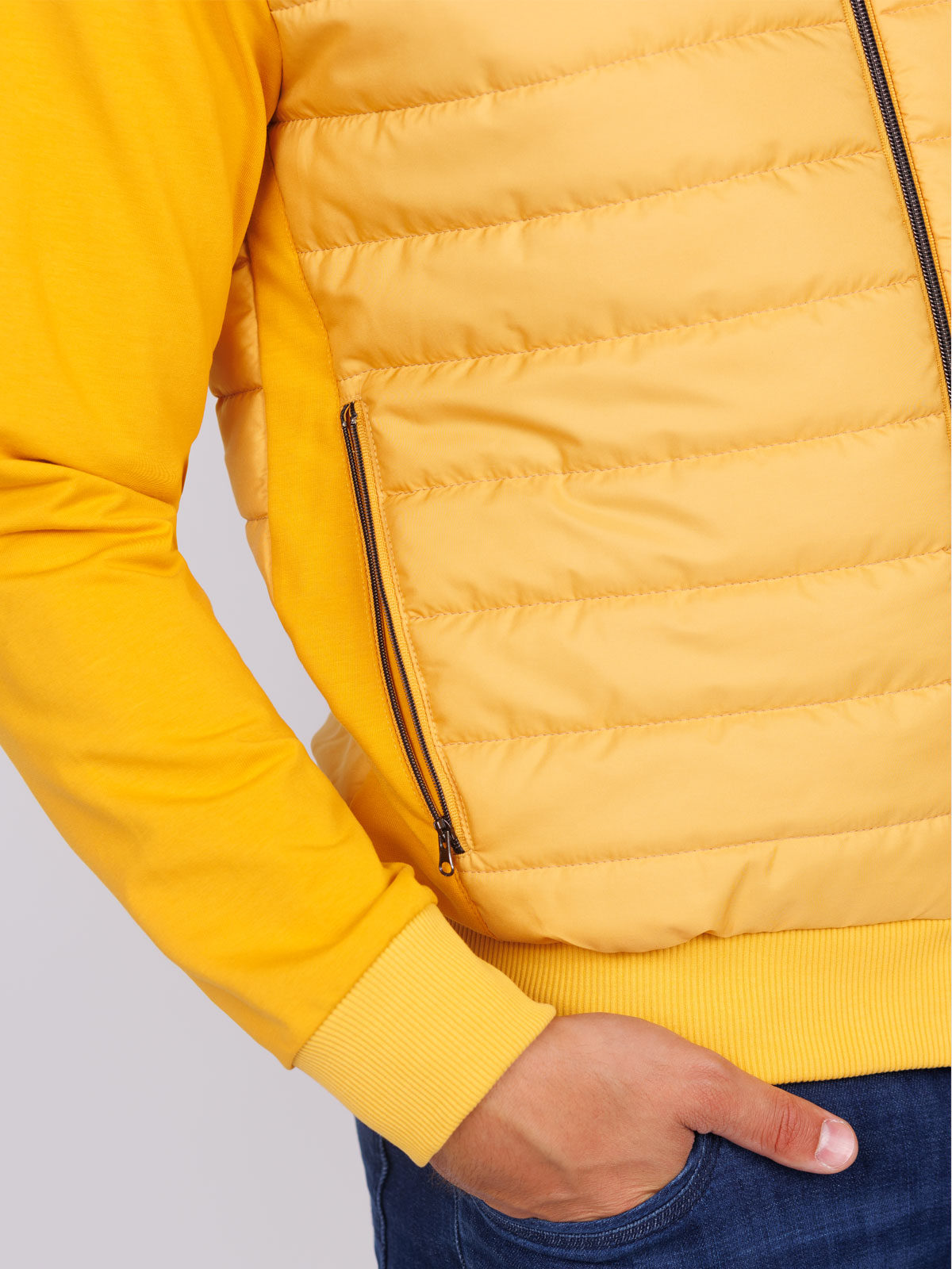 Yellow quilted sweatshirt - 28123 € 50.06 img3