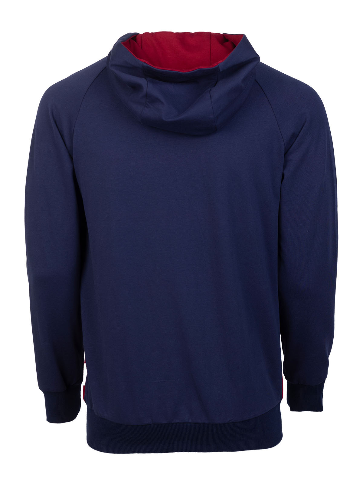 Sweatshirt in dark blue with a burgundy  - 28126 € 60.74 img2