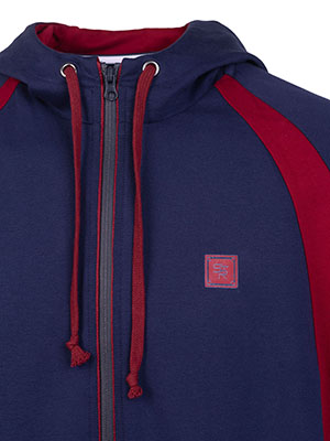 Sweatshirt in dark blue with a burgundy - 28126 33.18 € img3