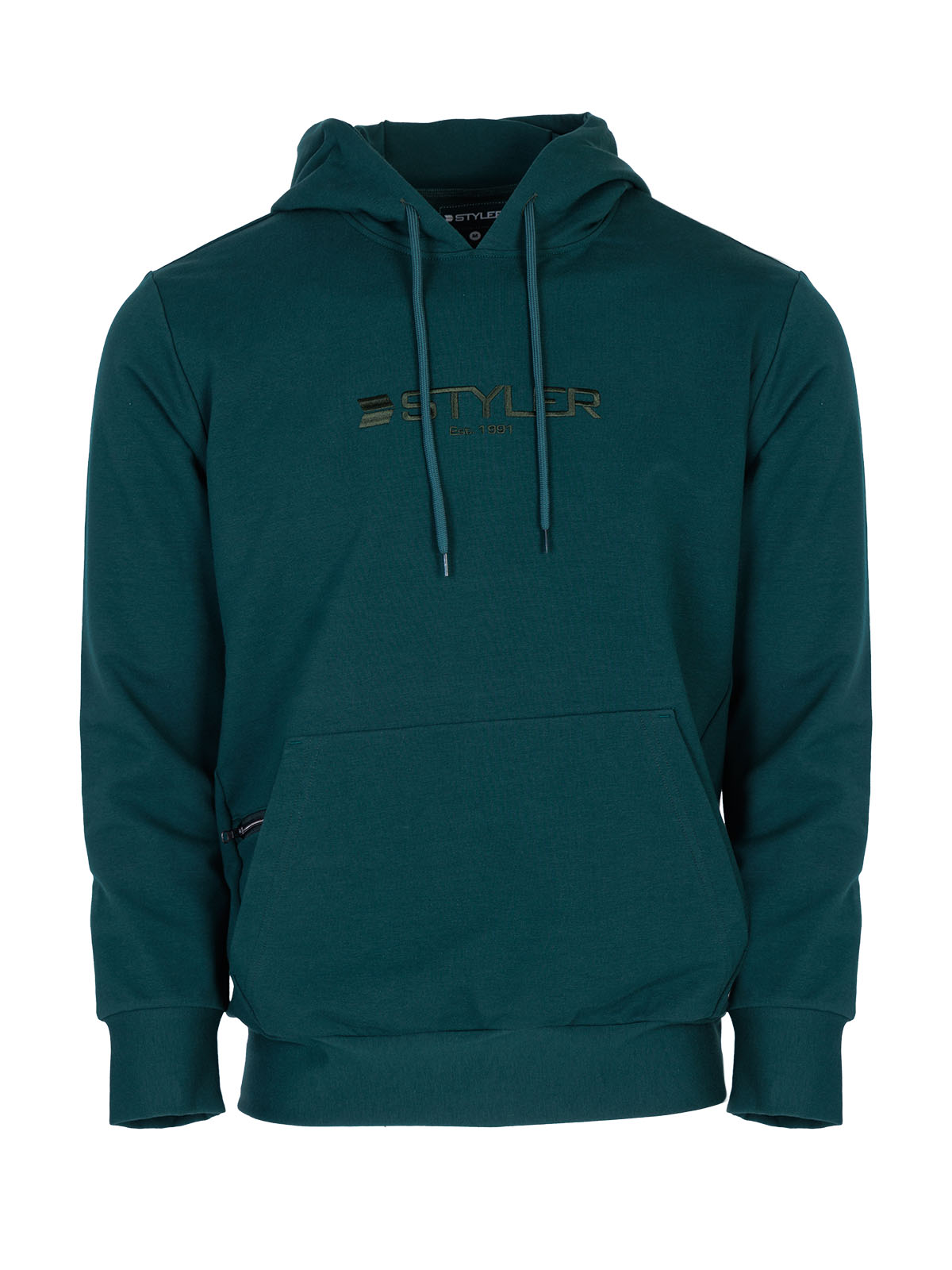 Hanorac verde închis cu broderie - 28143 € 55.12 img1
