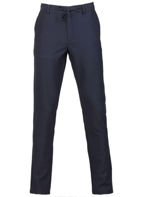 Pants in dark blue with laces-29013-€ 55.12
