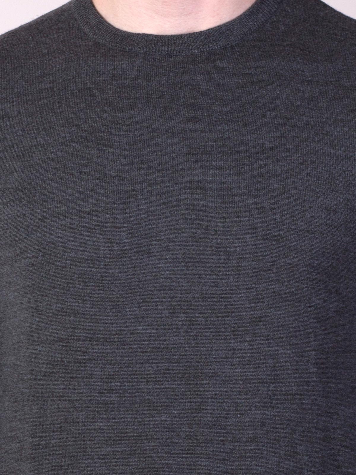 Pulover de culoare gri cu lana merinos - 33077 € 24.75 img3