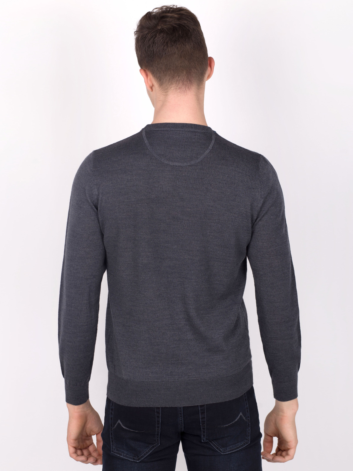 Merino wool sweater in gray - 33078 € 19.12 img4