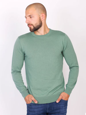Merino sweater in green - 33092 - € 42.74