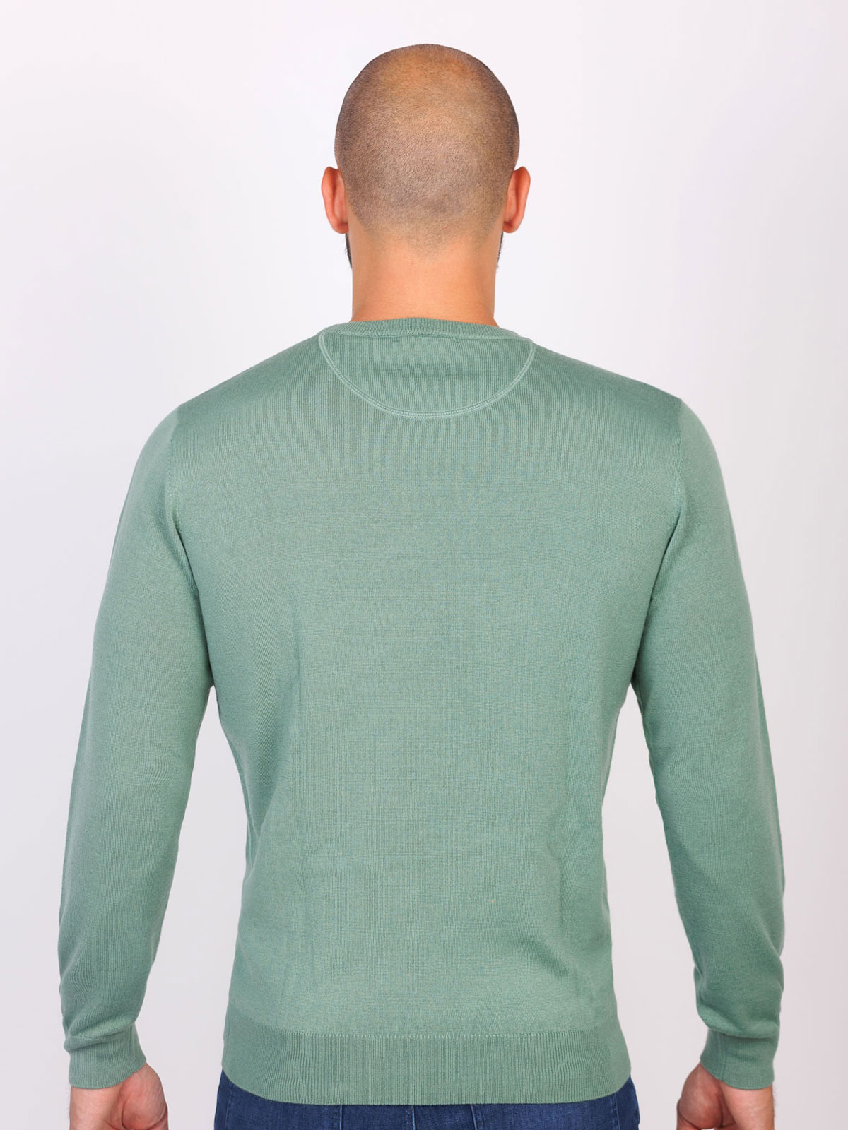 Merino sweater in green - 33092 € 42.74 img2