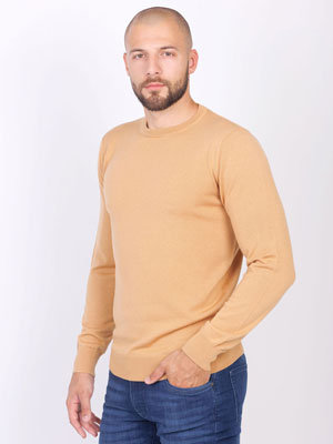 Merino sweater in beige - 33094 - € 42.74