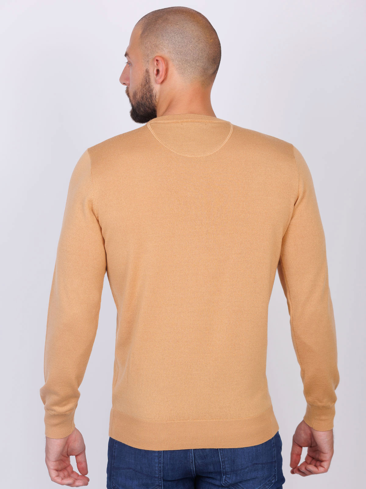 Merino sweater in beige - 33094 € 42.74 img2