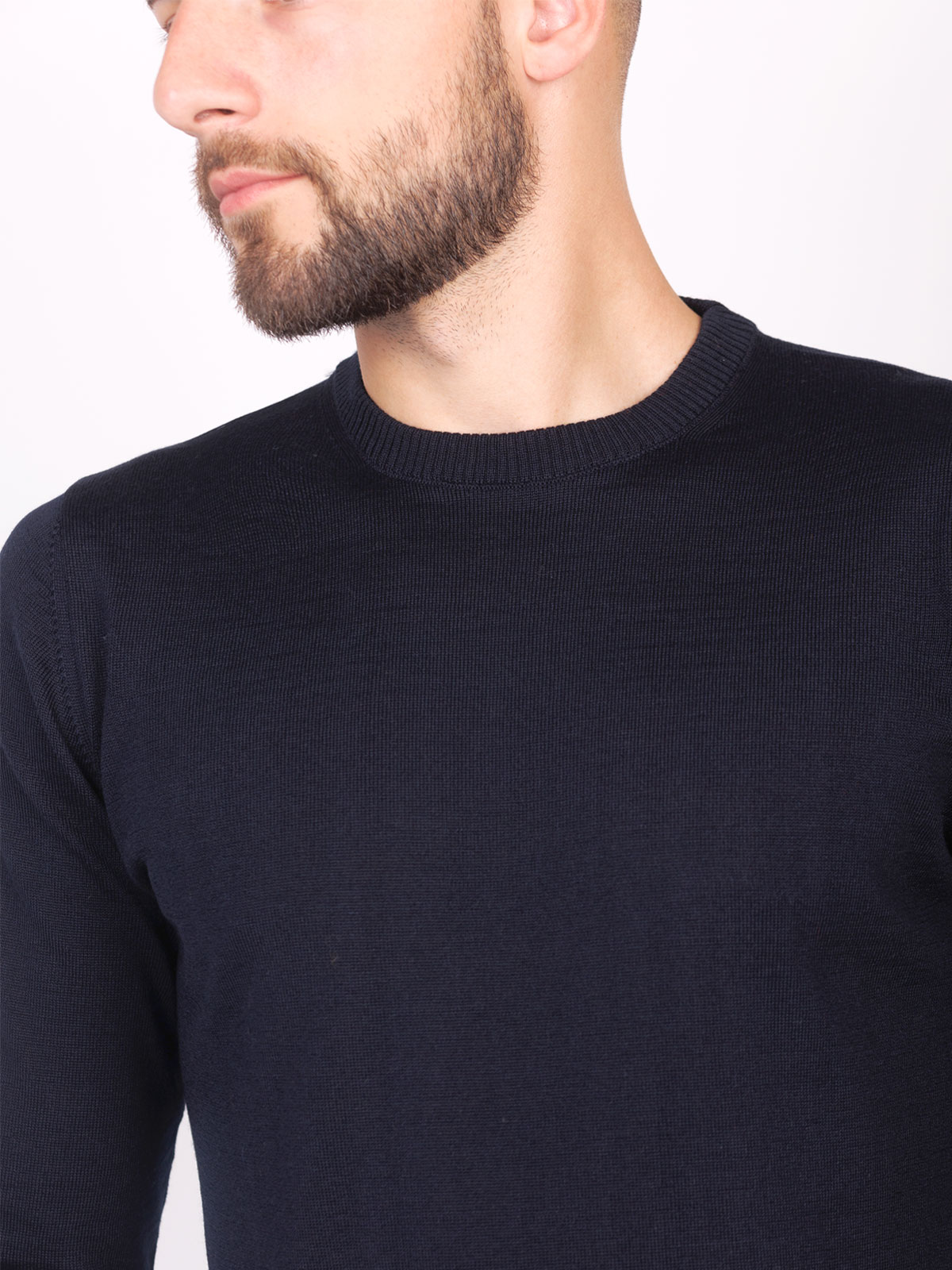 Wool sweater in dark blue - 33097 € 42.74 img3