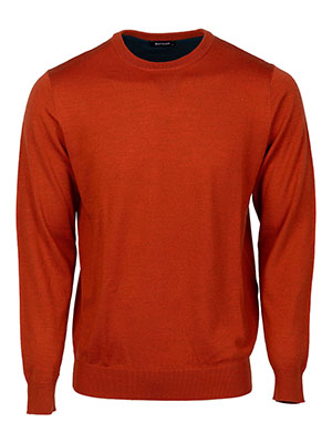 Mens sweater in orange-33104-€ 51.74