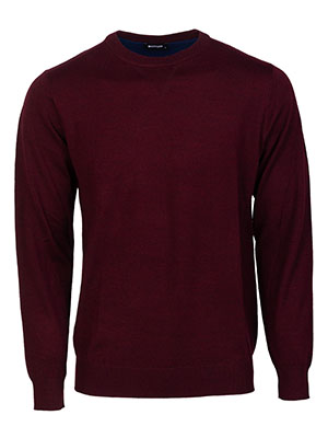 Mens sweater in burgundy-33105-€ 51.74