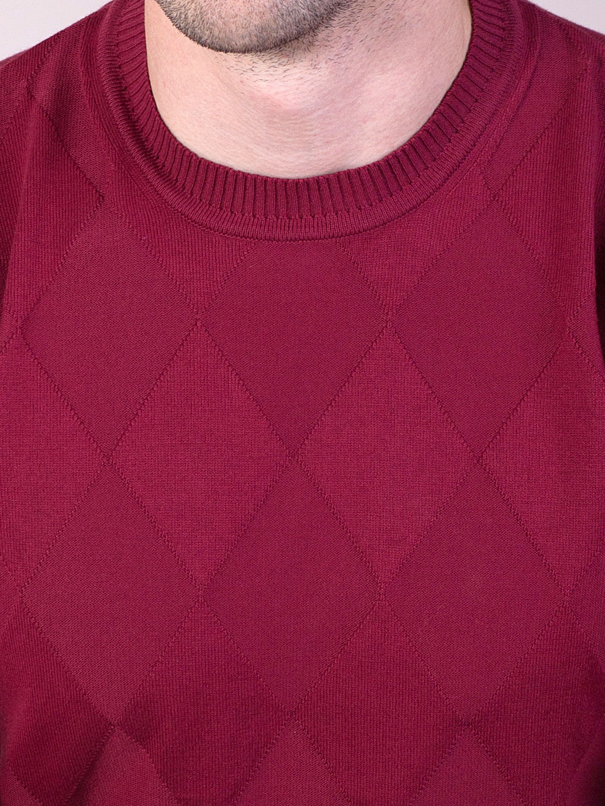 Fine cotton sweater with rhombuses - 35274 € 16.31 img3