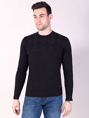 Pulover bumbac diamant negru - 35275 - € 27.56