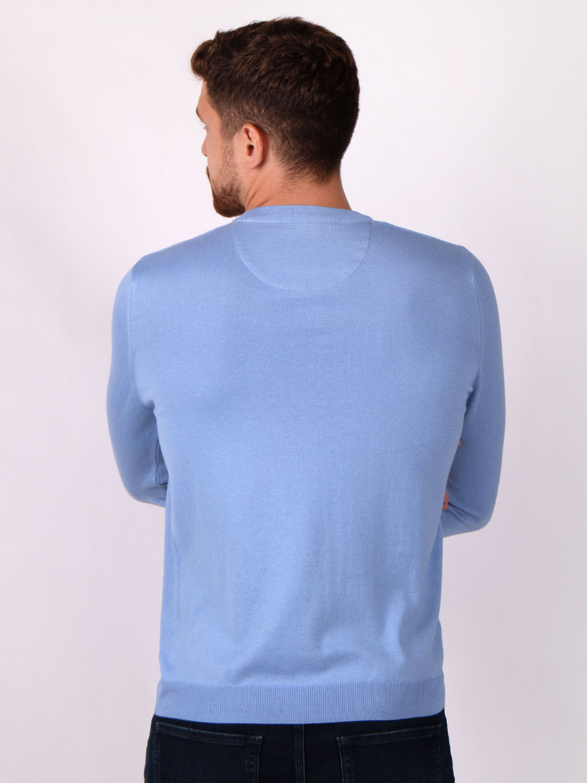 Model de bază pulover albastru - 35288 € 27.00 img3