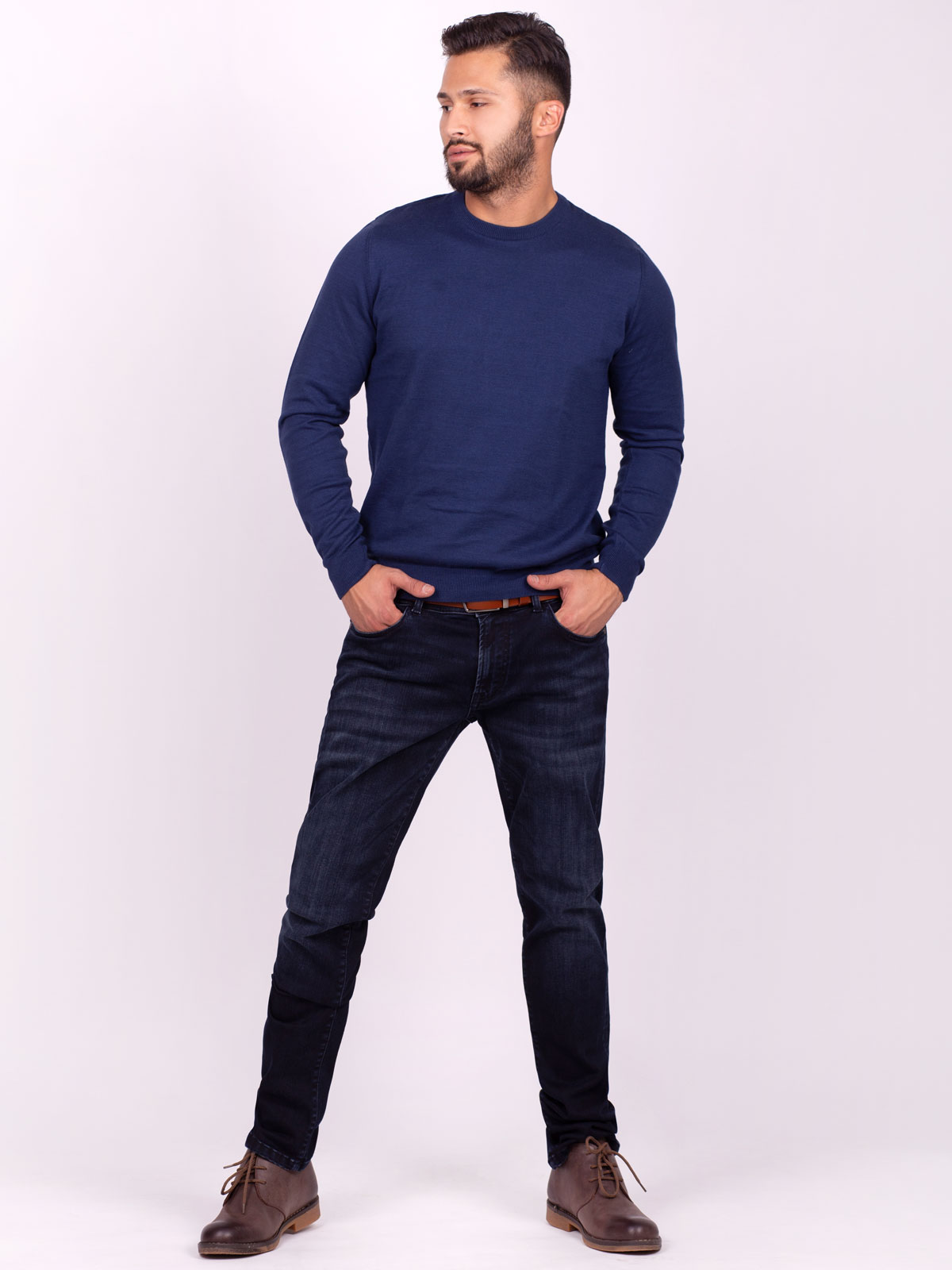 Ink blue sweater - 35299 € 37.12 img2