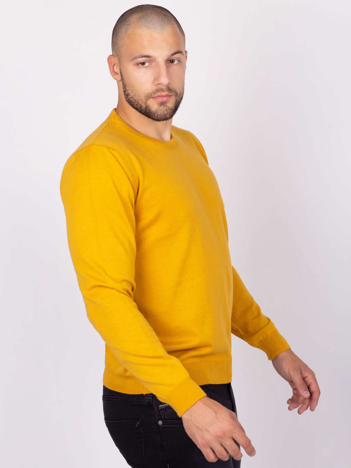 Mustard colored sweater - 35302 € 37.12 img2