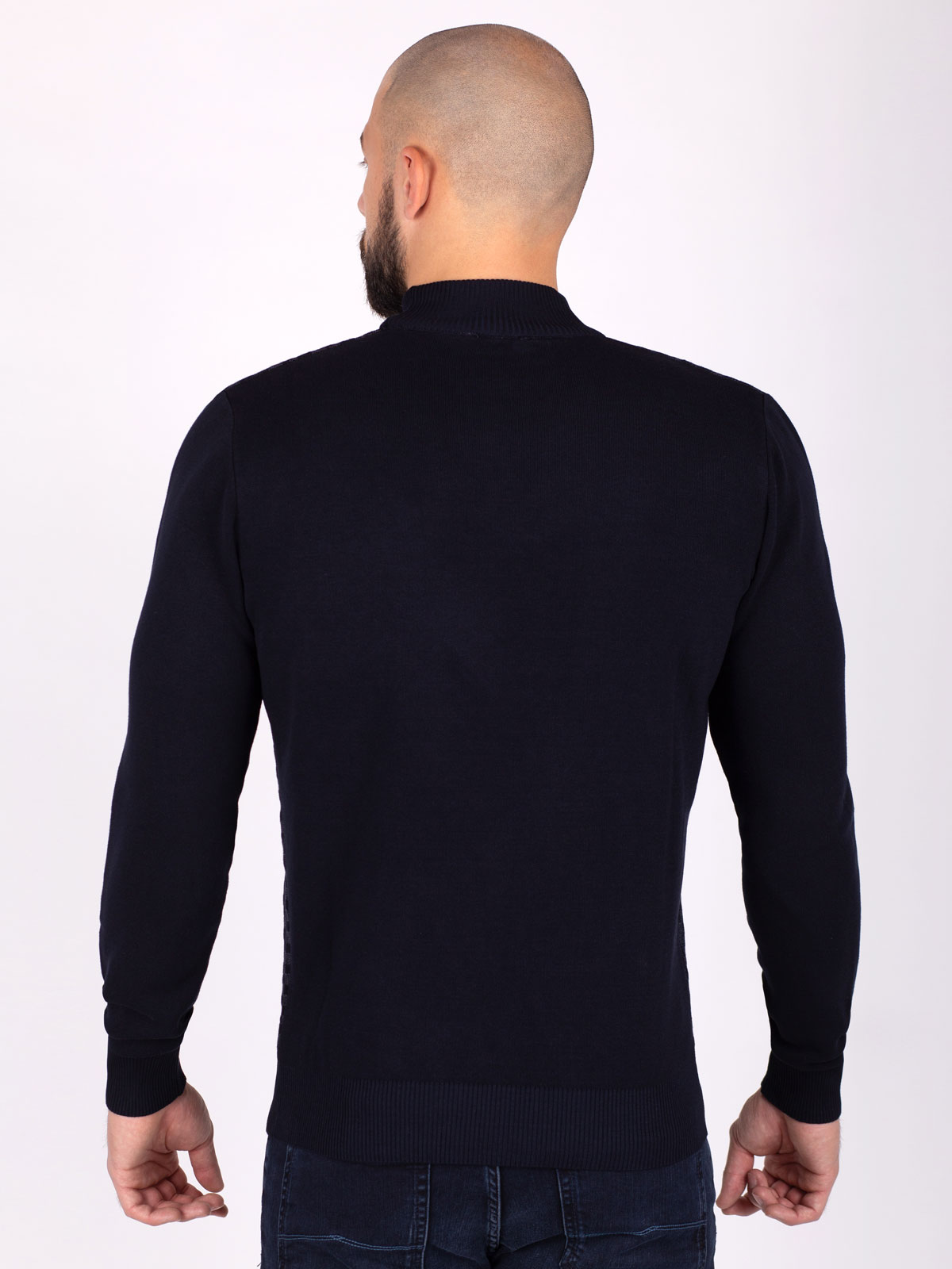 Polo shirt in dark blue - 35305 € 38.81 img4
