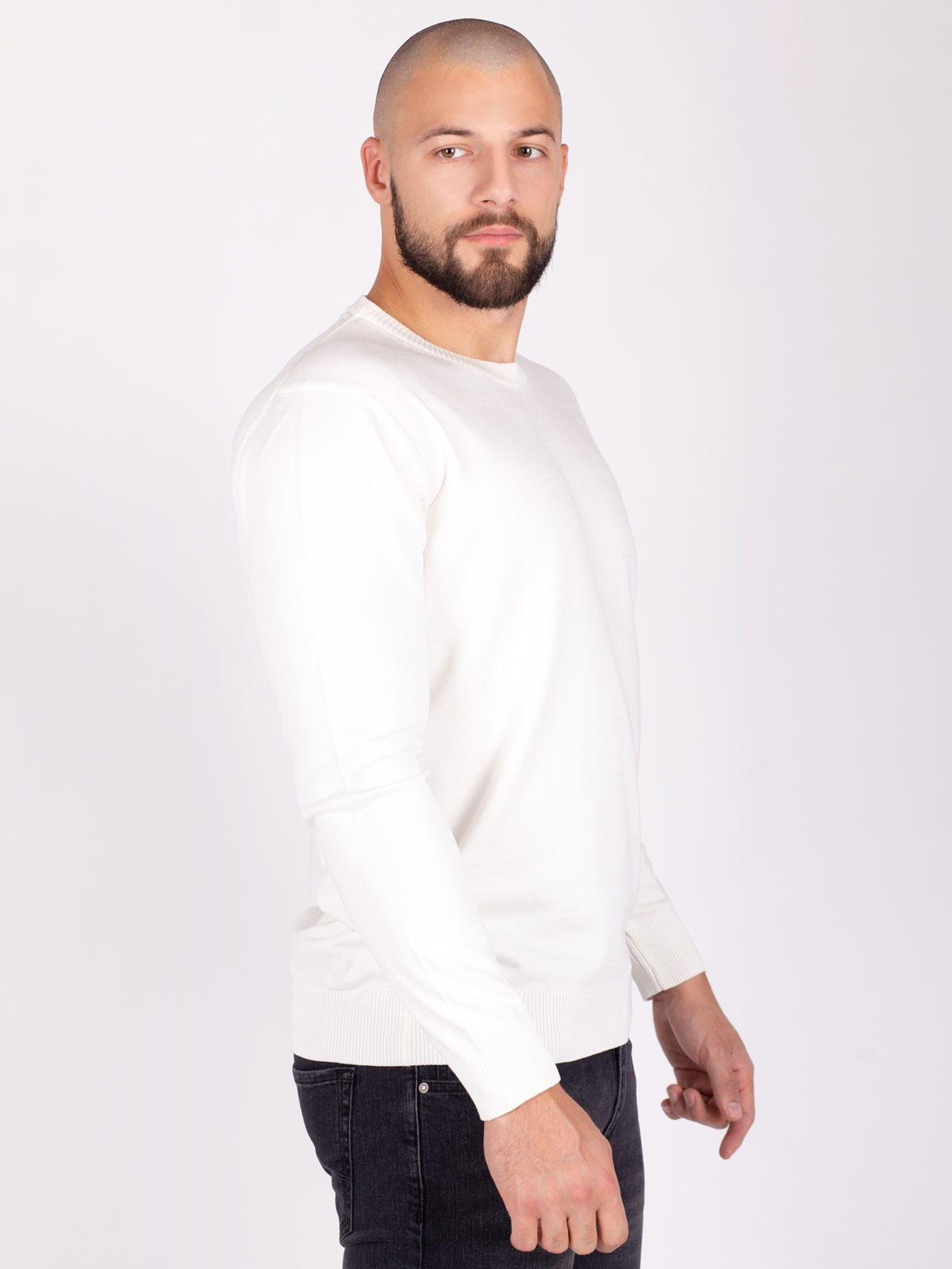 Sweater in white fine knit - 35307 € 43.87 img2