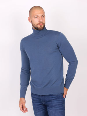 Mens wool polo shirt - 35318 - € 37.68