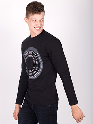 Bluza barbatesta cu imprimeu spectaculos - 42295 - € 8.44