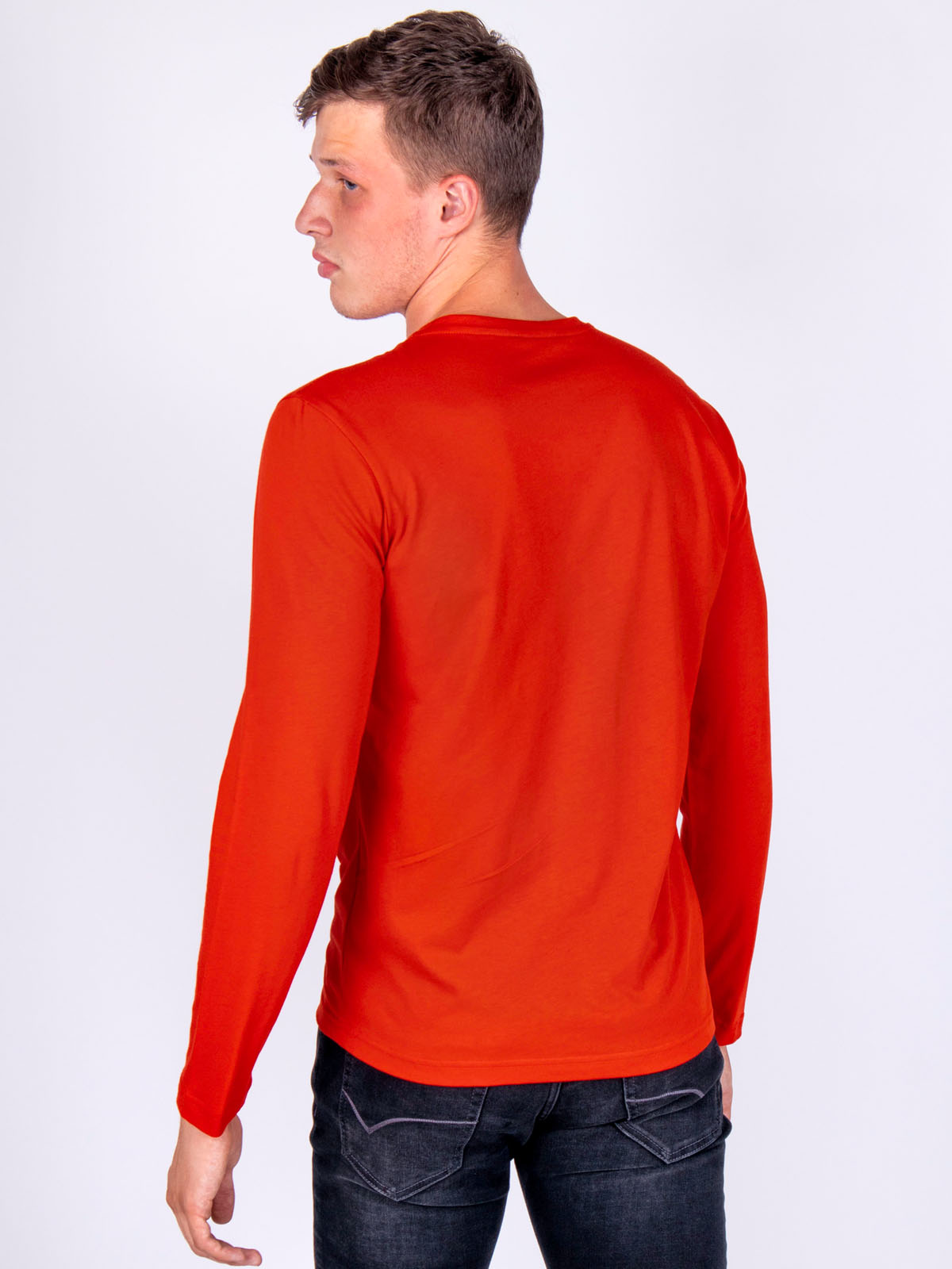 Μπλούζα σε κόκκινο χρώμα με τρίχρωμη στ - 42308 € 16.31 img3