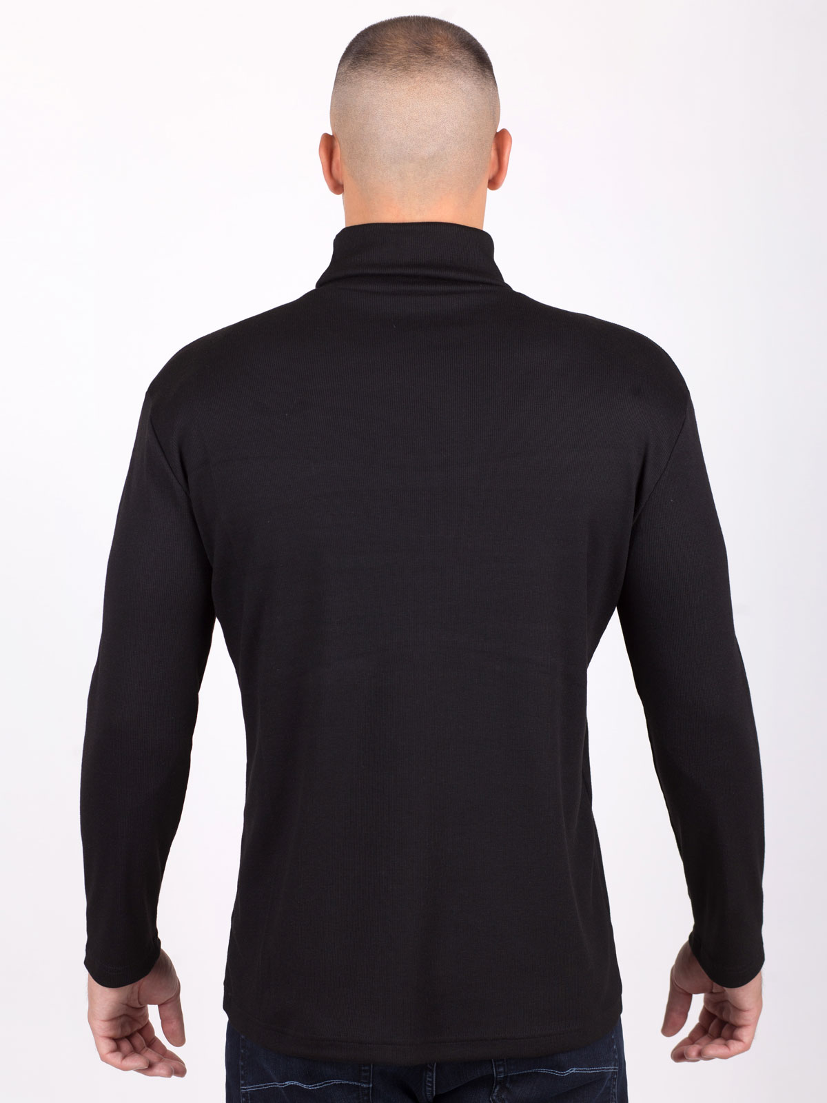 Μαύρο κοτλέ μπλουζάκι πόλο - 42333 € 27.56 img3