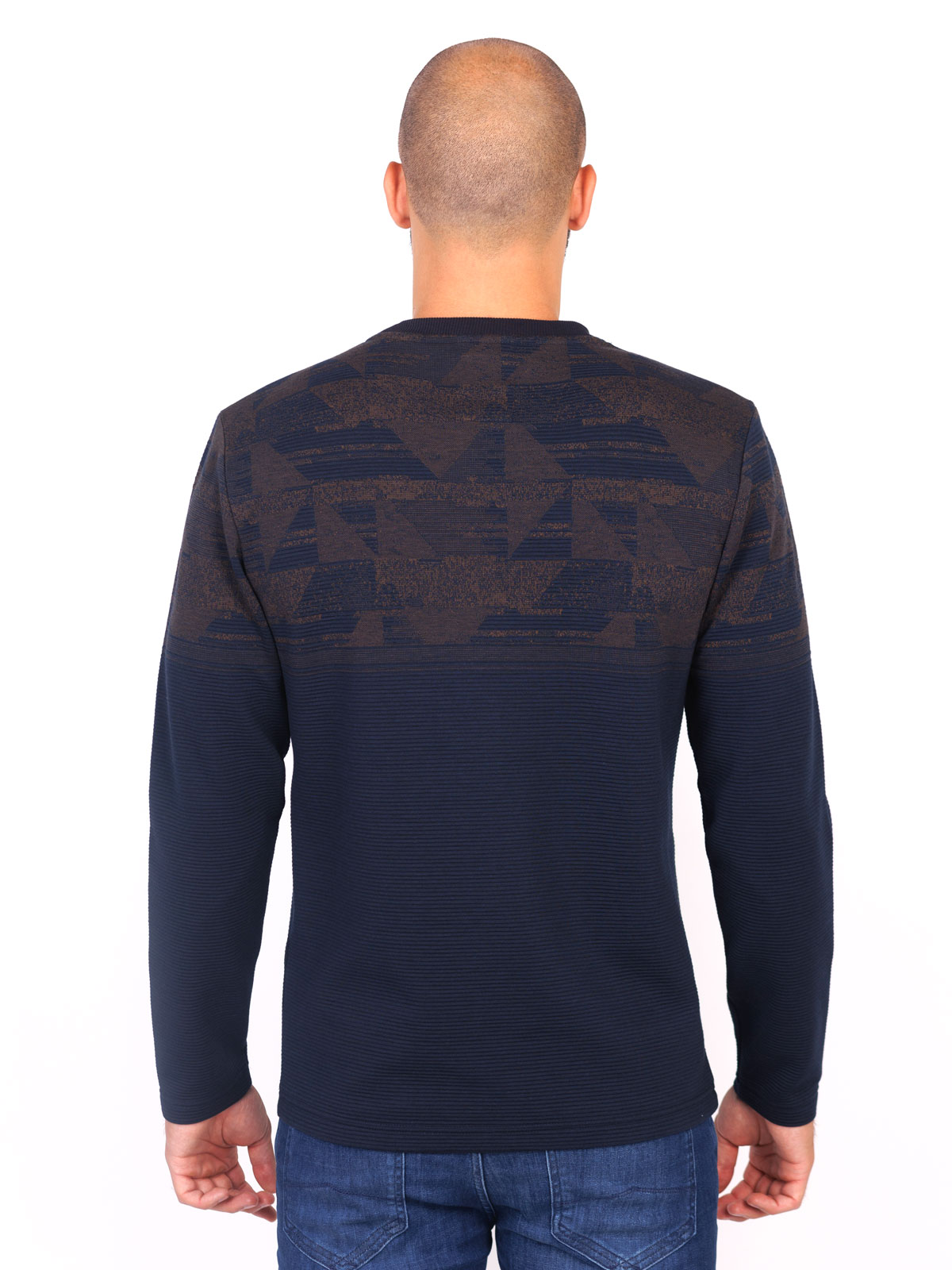 Blouse in dark blue with figures - 42346 € 32.06 img2
