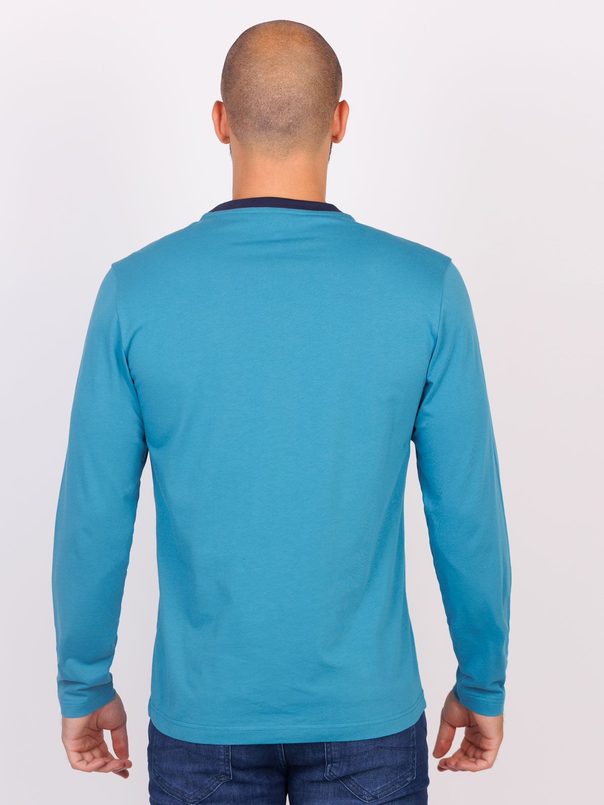 Bluza de culoare smarald cu imprimeu - 42355 € 27.56 img2