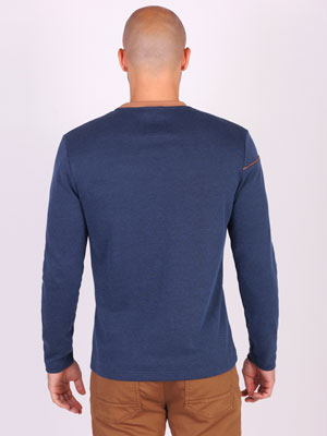 Bluză albastră cu mânecă lungă - 42361 € 32.06 img2