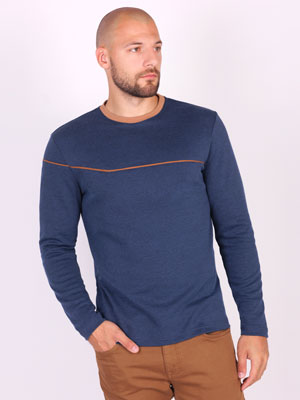 Bluză albastră cu mânecă lungă - 42361 € 32.06 img4