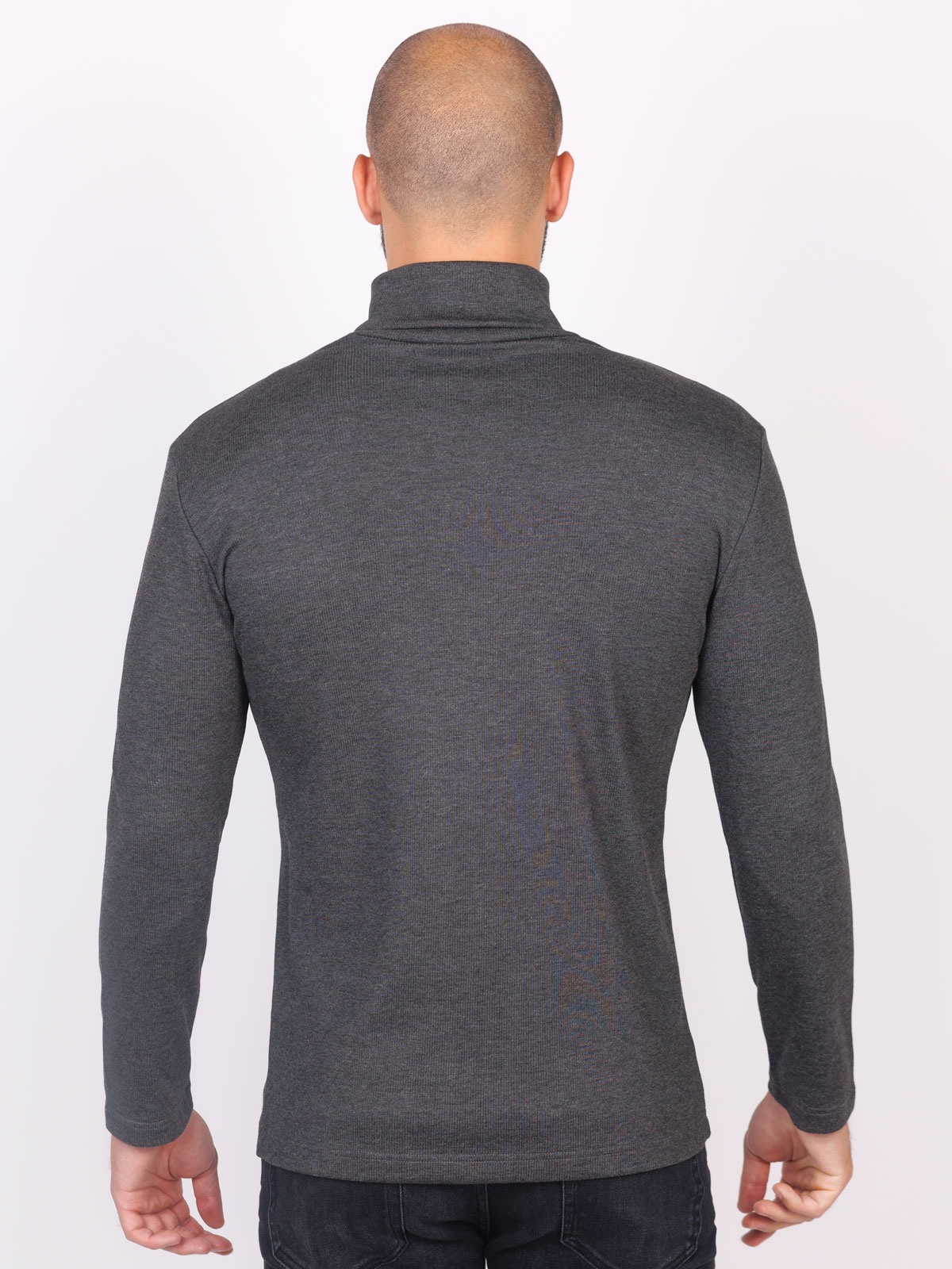 Cotton polo in gray - 42362 € 27.56 img2