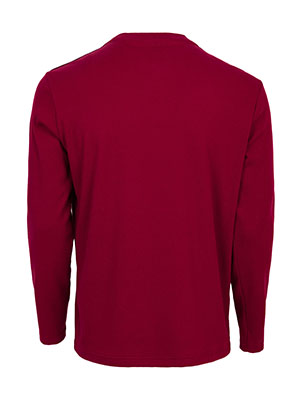 Burgundy ribbed blouse with suede should - 42381 44.43 € img2