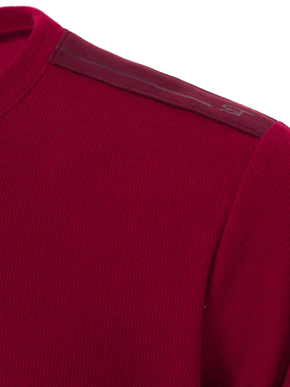 Burgundy ribbed blouse with suede should - 42381 44.43 € img3