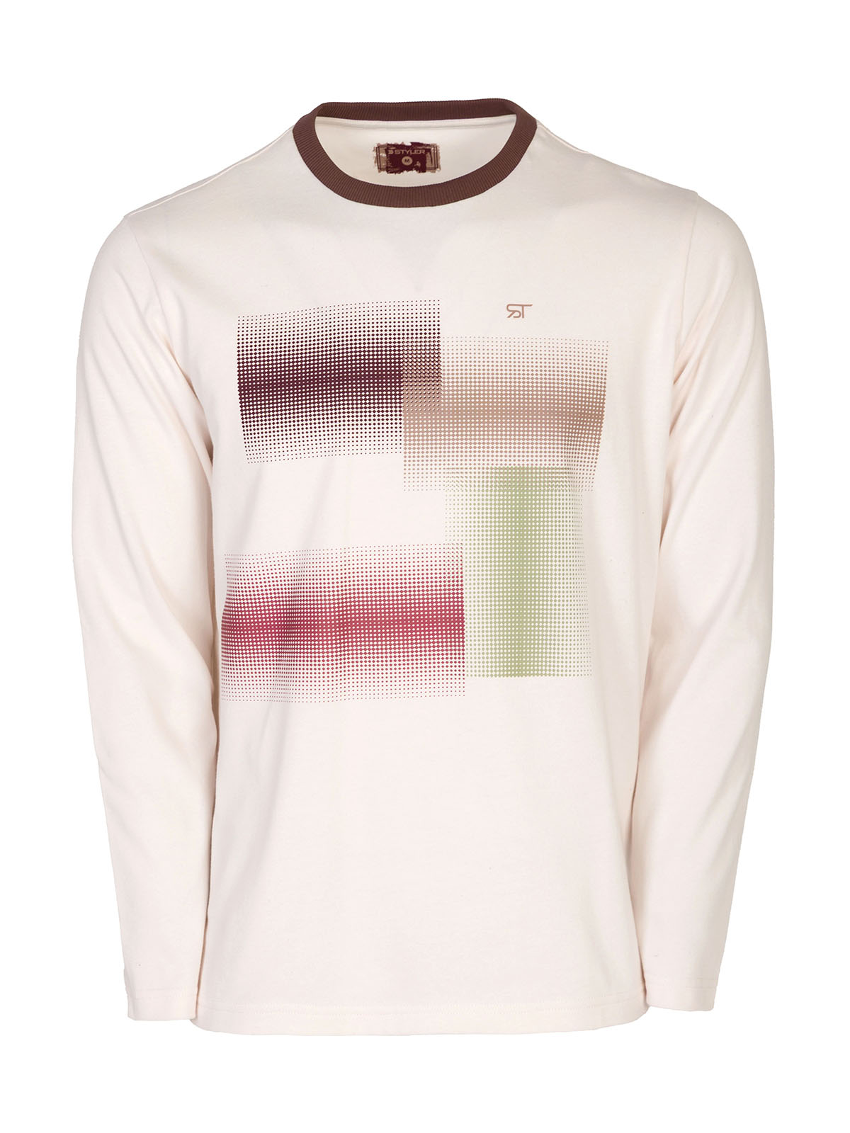 Ecru blouse with colorful print - 42384 40.49 € img1