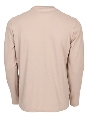 Μπλούζα μπεζ piqué με σκούρο μπλε print - 42387 40.49 € img2